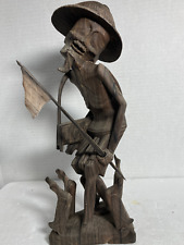 Vintage Old man Balinese Figurative Statue picture