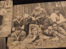ORIGINAL VINTAGE PHOTOS LOT: Navy Sailors Group Portraits Soviet Ukraine 70's picture