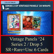 VINTAGE PANELS 24 SERIES 2/DROP 5 SUPER+RARE+UNC 6 CARDS-TOPPS MARVEL COLLECT picture