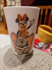 Vintage Walt Disney Child Cup Melamine Plastic Dumbo Minnie Mouse picture