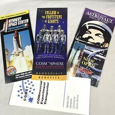 NASA Brochures Kennedy Space Center Cosmosphere Lot Of 4 1990s Early 2000s picture