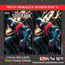 [2 PACK] **FREE TRADE DRESS** MILES MORALES: SPIDER-MAN #4 UNKNOWN COMICS TYLER picture