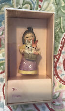 Vintage 1986 ANRI Italy TORIART Easter Ornament BASKET OF JOY Bunnies 2 3/4” Box picture