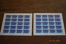 US, First Supersonic Flight, 32 cents, lot of 2 stamp sheets of 20 (40 total) picture