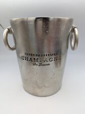 vintage ice bucket Silver Tone Putter? Made In India Champagne Cuvee De Prestige picture