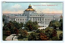 1915 Congressional Library Washington DC Early View Postcard picture
