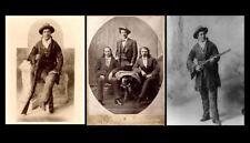 1895 Calamity Jane AND Wild Bill Hickok 3 PHOTOS Deadwood SOUTH DAKOTA Wild West picture