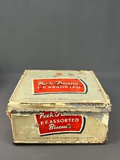 Scarce Antique Peek Frean & Co Famous Biscuit Tin / P.F. Assorted; London picture