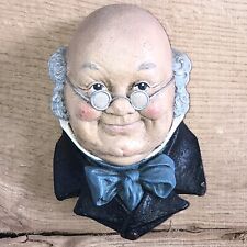 Vintage Mr. Pickwick 1964 Bossons England Chalkware Bust picture