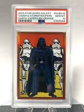 2023 Topps Chrome Star Wars Galaxy Vader & Stormtroopers Orange /25 PSA 10 picture