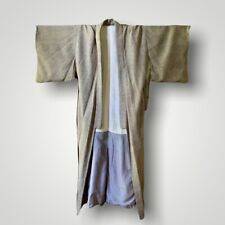 RARE Vintage Unisex Japanese Long Robe Kimono Silk  picture