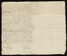 ROGER B. TANEY - AUTOGRAPH DOCUMENT TWICE SIGNED CIRCA 1810 picture