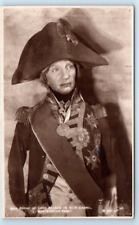 RPPC Wax Effigy of Lord Nelson in Islip Chapel WESTMINSTER Abbey LONDON Postcard picture