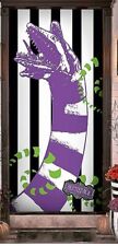 Beetlejuice Sandworm Door Cover Halloween 37”Wx80”L Spirit Halloween (spandex) picture