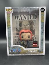 Funko Pop One Piece Shanks Wanted Poster 1401 C2E2 Exclusive IN HAND picture