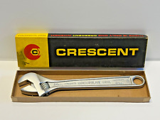 Vintage Crescent 10 Inch Adjustable Wrench; NOS Unused picture
