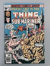 MARVEL TWO-IN-ONE 28 / MARVEL COMICS - ACCURATE GRADING 9.6 picture