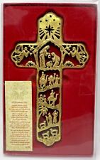 Christmas Cross Nativity Scene Dicksons Wall Hanging Resin picture