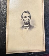 Fine 1865 CDV of Abraham Lincoln by Illinois Photographer PRATT picture