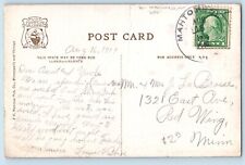 DPO Mahtomedi MN St. Paul Postcard Lily Pond Wildwood White Bear Lake 1919 picture