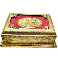 Antique Gilt Metal Decorative Box (A5039) picture