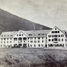 Antique 1869 Profile House Hotel Franconia Notch NH Stereoview Photo Card V2051 picture