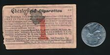 1910 Chesterfield Cigarettes Vintage Coupon *T-Card Companion* -Small Size picture