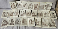 LOT OF 24 1917 C.O. Buckingham WW1 Humor Soldier Woman 1917 Postcards picture