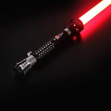 Xeno Pixel Saber The Hive Black Anodized and Chrome RGB Color Change Lightsaber picture