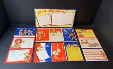 VTG 1942 WIPCO Jiffy Cards 12 Postcards NOS Complete UNUSED WWII Soldier Comic picture