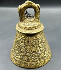 A Very Beautiful Old Ancient Islamic Hand Engraved Bronze Bell With Unique Engra picture