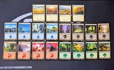 20 Basic Land - 1x of each art - Commander - NM/SP - Magic the Gathering MTG FTG picture
