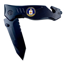 CIA Central Intelligence Agency 3-in-1 Tactical Rescue knife tool with Seatbelt picture