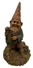 Vintage Tom Clark Cairn Studios 1985 Garden Gnome Figurine Troutman 7.25 inches picture