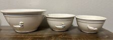 VTG Set of 3 McCoy Mixing/Nesting Bowls Pottery #2107-2108-2110 Goose USA picture
