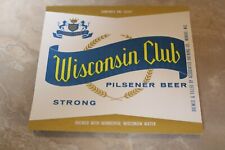 50 Vintage Wisconsin Club Strong Beer Labels Monroe, Wisconsin Qt picture