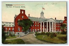 c1910 The Otsega Hotel Exterior Building Cooperstown New York Vintage Postcard picture
