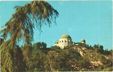 View of Griffith Observatory, Griffith Park, Hollywood, California Postcard picture