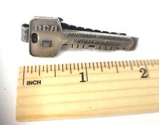 Vintage RCA KEY TO OUR FUTURE Employee Award Metal Tie Clip Scarce  picture