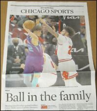 11/30/2021 Chicago Tribune Sports Lonzo and LaMelo Ball Chicago Bulls vs Hornets picture