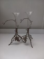 Pair Of Modern White Metal Epergnes picture