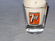 #1025* - CLASSIC 7-UP SODA SHOT GLASS - ADVERTISING COLLECTIBLE picture