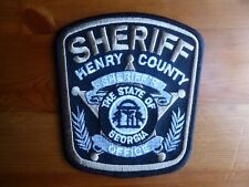HENRY COUNTY GEORGIA SHERIFF Patch STATE UNIT USA Obsolete Original picture