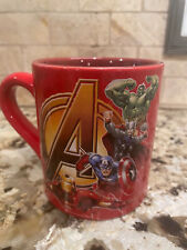 Marvel Advengers Assemble Heroes 14ounce Ceramic Coffee Mug Cup Red Very Nice picture