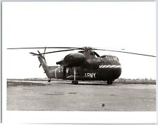 US Army CH-37 Mojave Sikorsky S-56 Military Helicopter Photo B&W 8x10 A2 picture