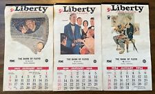 Antique Liberty A Weekly for Everybody Wall Calendar 1927 1929 1934 Lot Of 3 picture
