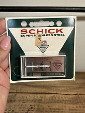 Vintage Schick Super Stainless Steel Razor Made in Sweden New Old Stock Krona picture