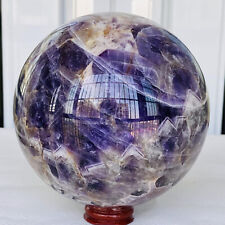 2920g Natural Dream Amethyst Quartz Crystal Sphere Ball Healing picture