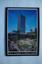 Railfans2 468) 1990 Postcard, Pittsburgh Pennsylvania, PPG Place & Market Square picture