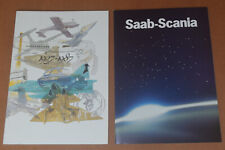 SAAB aircraft and SAAB-SCANIA anniversary brochures  - 50 and 100 years picture